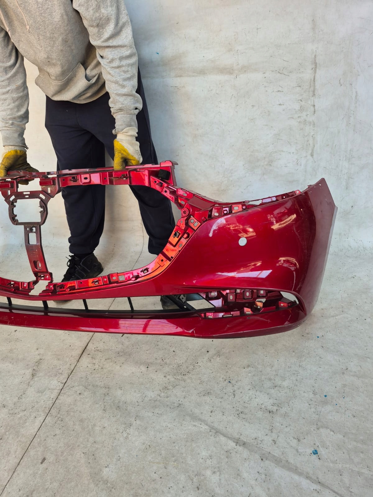 MAZDA 3 IV BP sedan 19- bumper front front PDC BCKA-50031