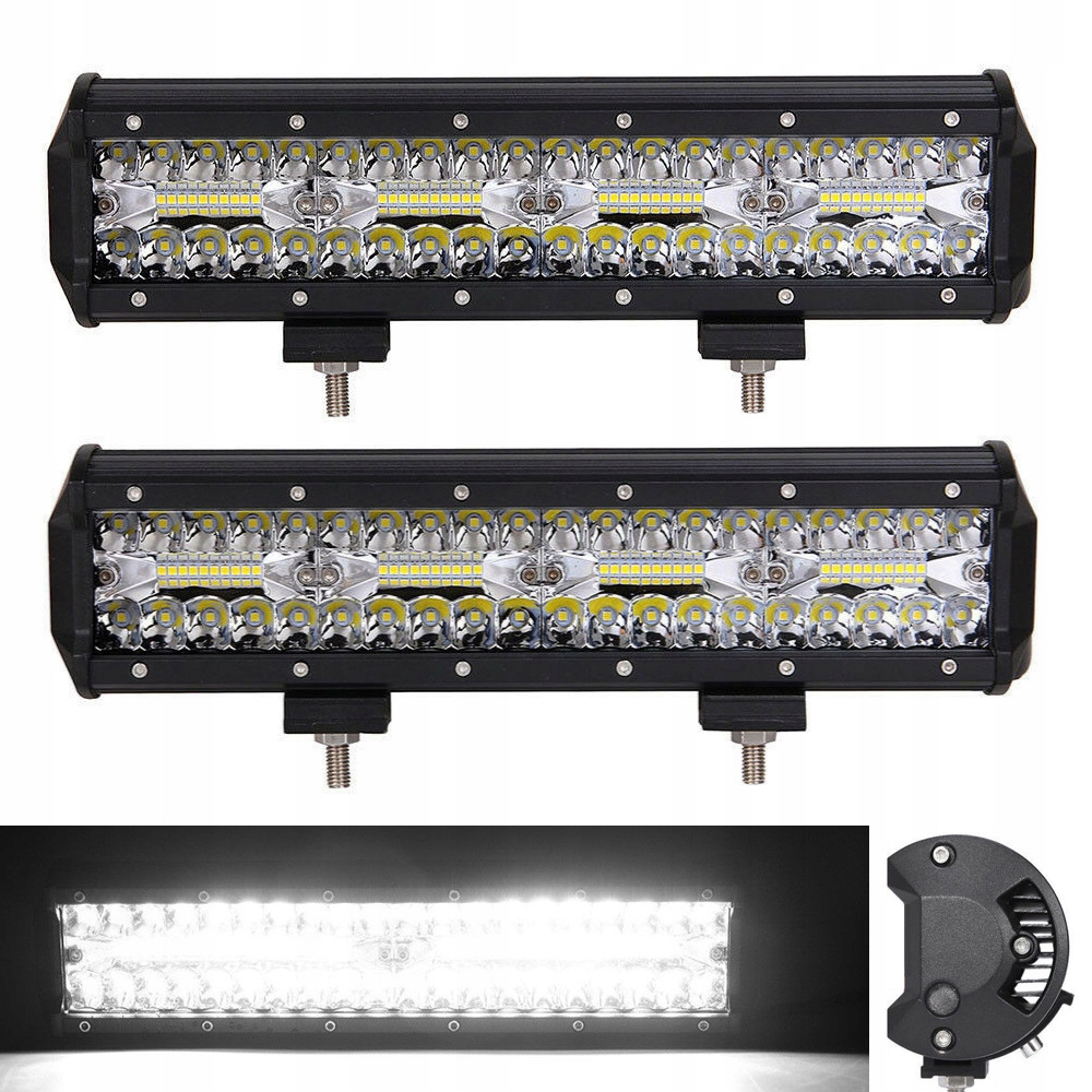ZESTAW 2x MOCNA LAMPA ROBOCZA 240W 80 LED ledbar HALOGEN 12V 24V
