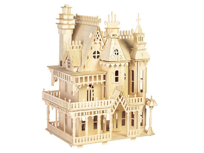 

Domek Willa duży drewniany dla lalek DH004
