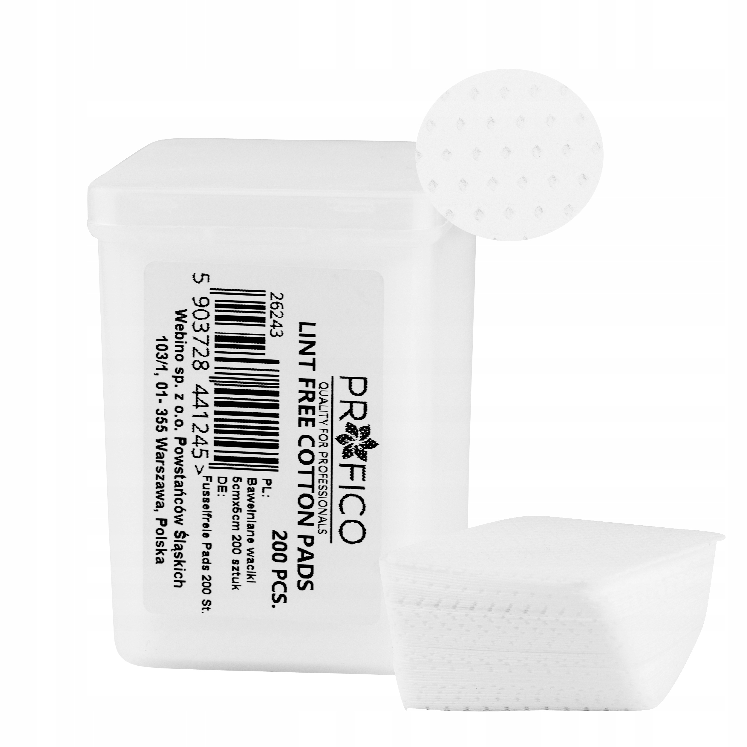 

Bawełniane waciki płatki kosmetyczne Duże 200szt