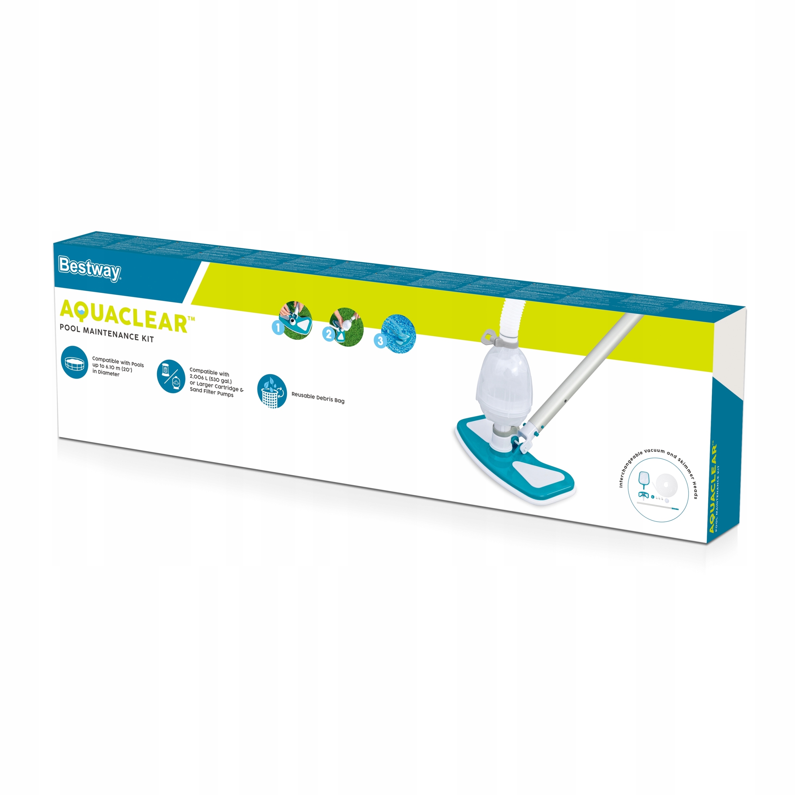 BESTWAY 58234 ZESTAW CZYSZCZĄCY BASEN ODKURZACZ Model 58234