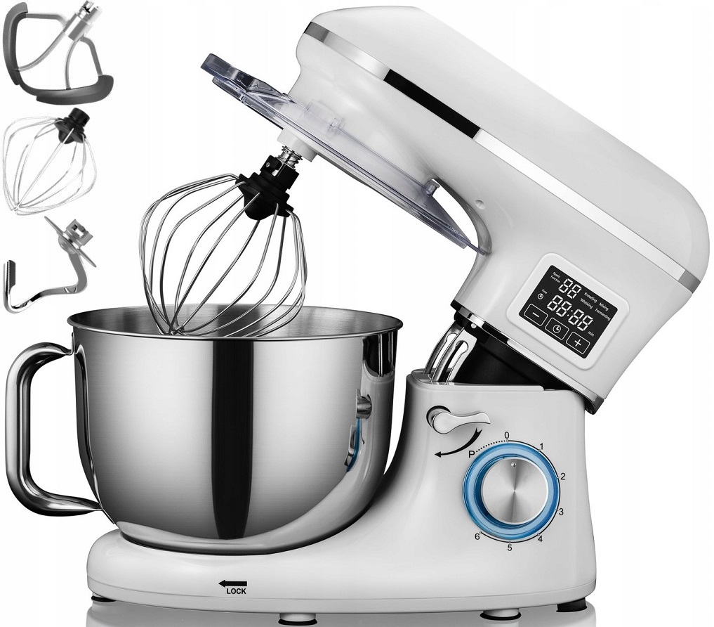 Robot Kuchenny Planetarny Mikser Kerch Mychef Podgrzewana Misa White 6,2L