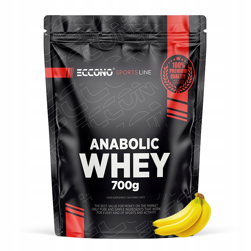 Eccono Anabolic Whey Protein 700G Bílkoviny 80% Koncentrát Wpc Mpc Kreatin Ba