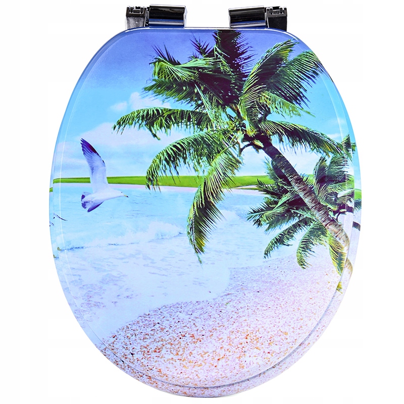 DESKA WC KLAPA WOLNOOPADAJĄCA SEDESOWA KLOZETOWA MDF