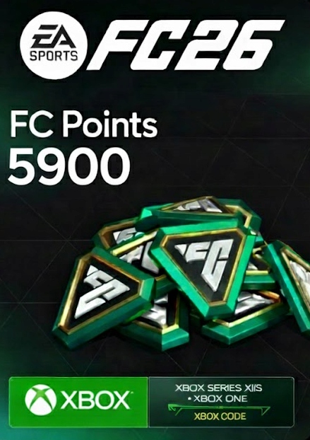 Nabíjecí kód Ea Sports Fc 26 – 5900 Fc Points Xbox Series X|s Xbox O