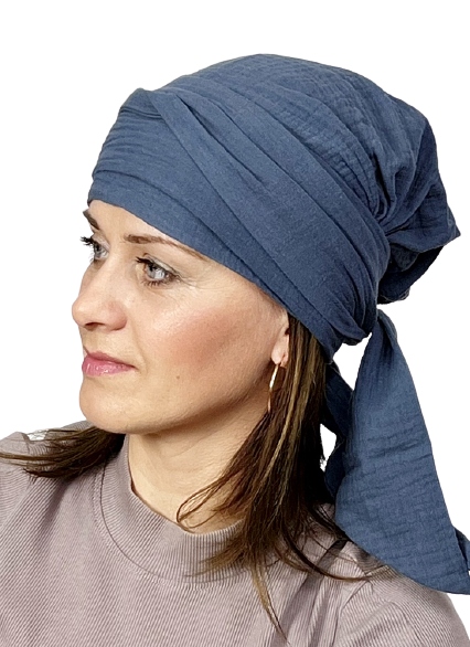 

Turban Lara 007 muślin chusta po chemioterapii