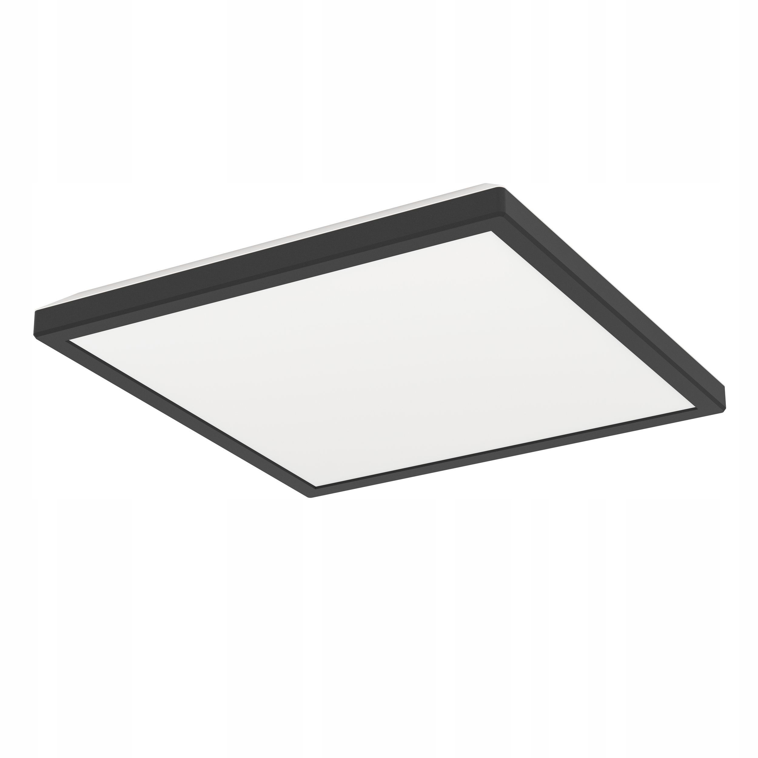 Oprawa sufitowa Plafon Led 29cm IP44 2700/4000/6500K Czarny kwadrat Rovito