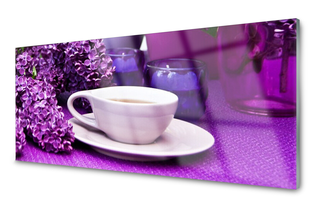 

Panel szklany do kuchni Kwiaty Roślina 125x50