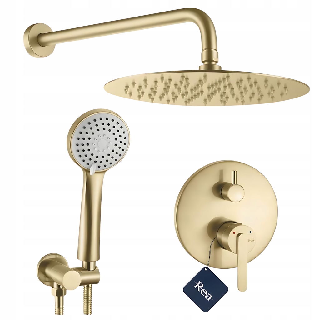 Rea Podomietkový Sprchovací Set Ontario Zlatý Brúsený
