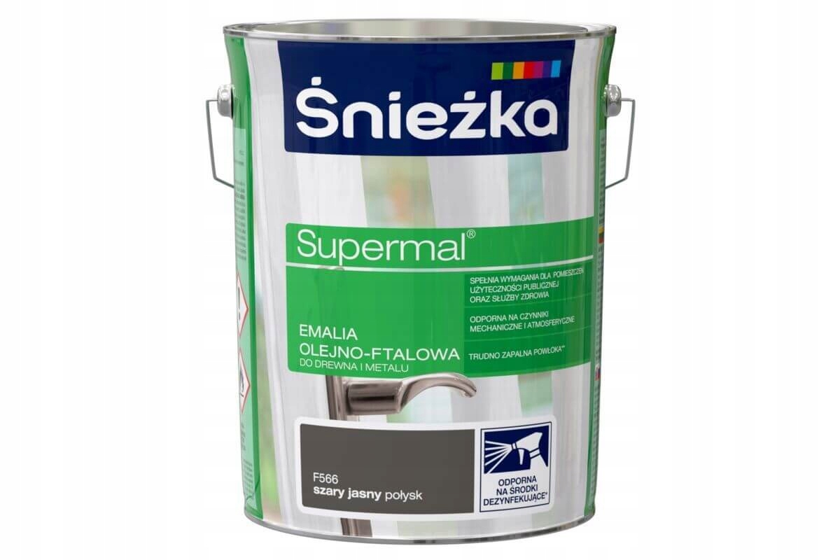 

Emalia Olejno-Ftalowa Supermal Szary Jasny F566