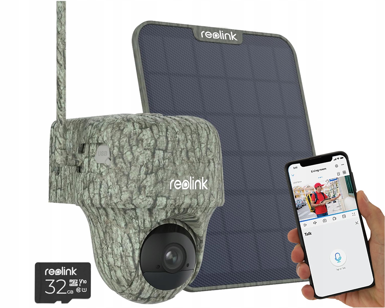 Kamera obrotowa bezprzewodowa Reolink Go G450 4G Lte Panel Akumulator