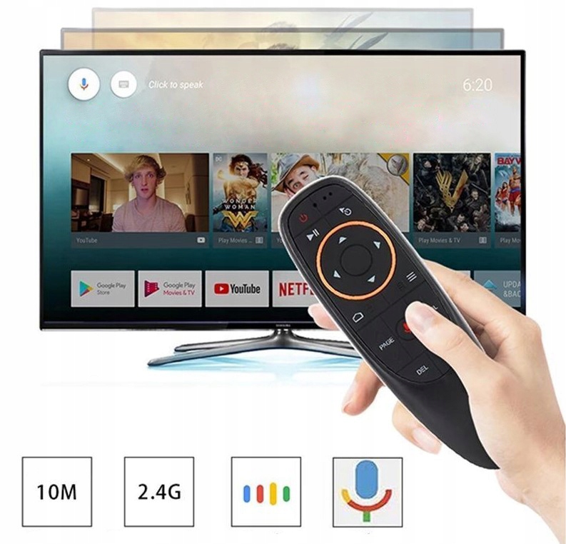 Pilot AIR MOUSE 3w1 do TV PC laptop GŁOS MYSZKA HQ Stan opakowania oryginalne