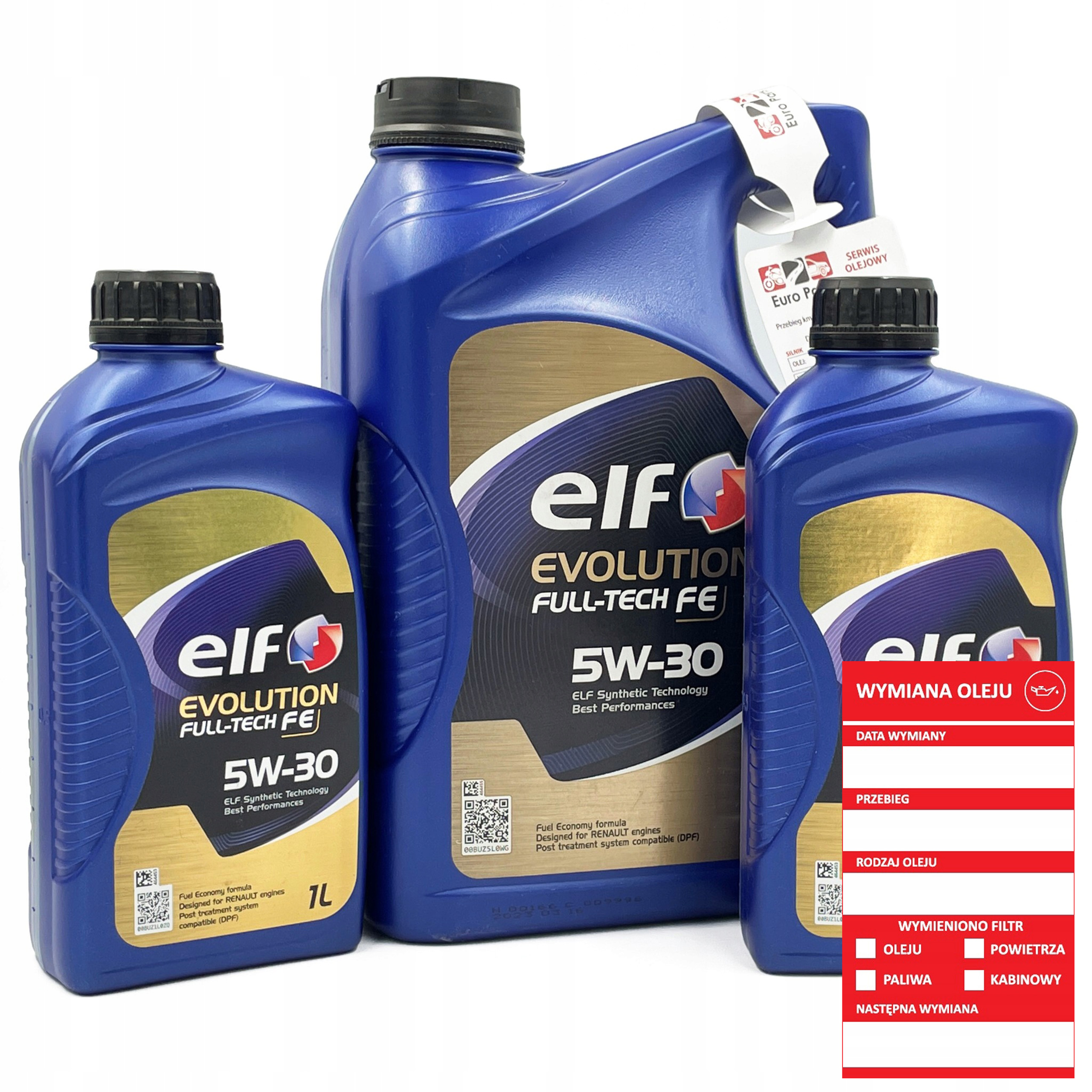 Elf Evolution Full-tech Fe 5W30 5W-30 C3 C4 Fap 7L