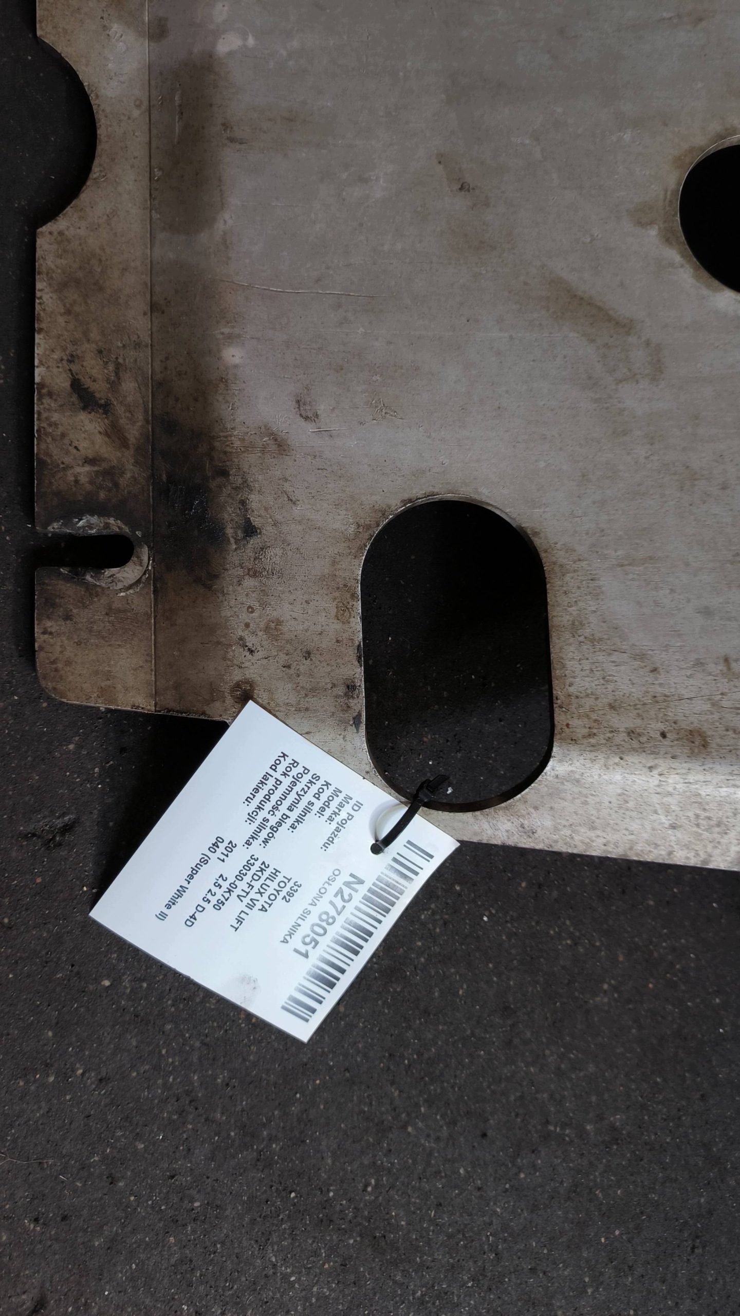 cover chassis TOYOTA HILUX VII LIFT