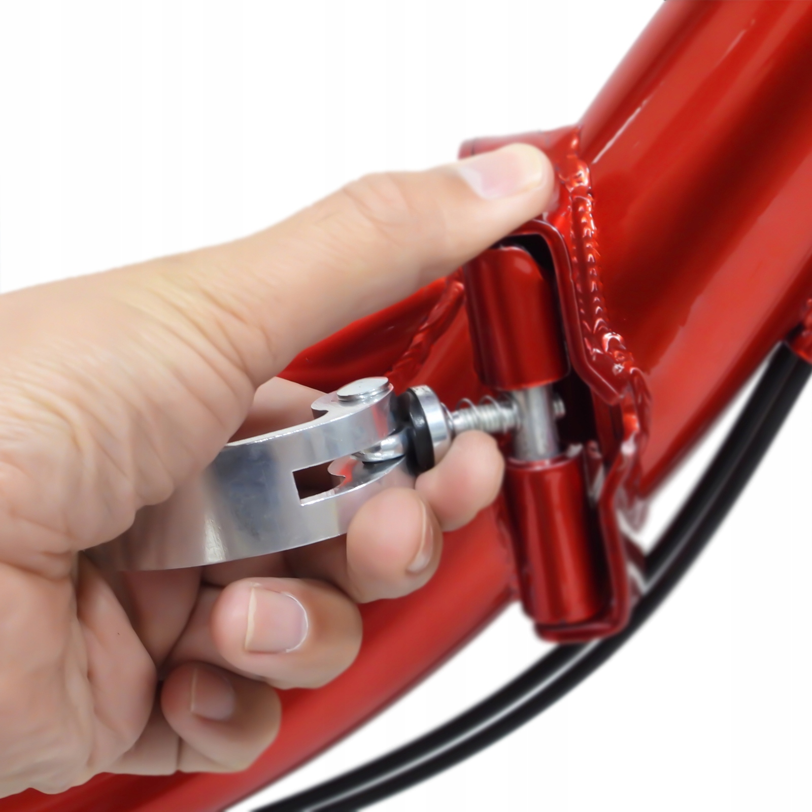 24 CALOWY SKŁADANY ROWER TRÓJKOŁOWY 7 PRĘDKOŚCI Materiał ramy stal