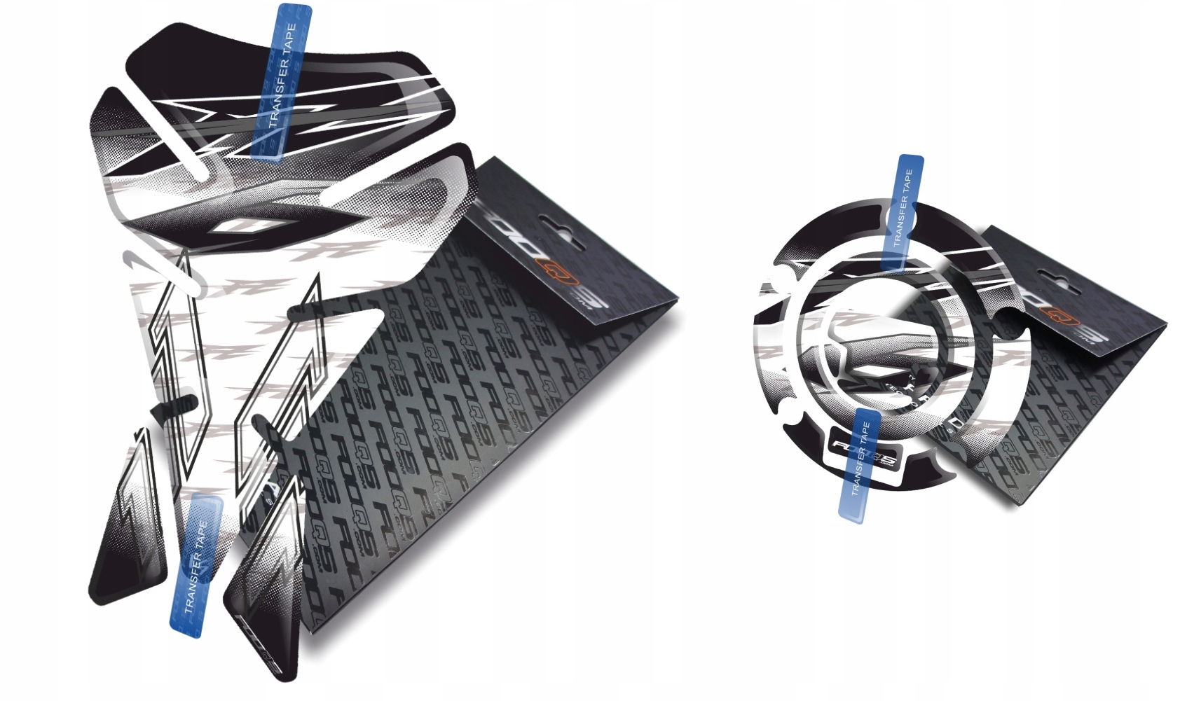 Tank-pad Cap-pad V1 od společnosti Fooqs pro Yamaha FZ-6 Bílý