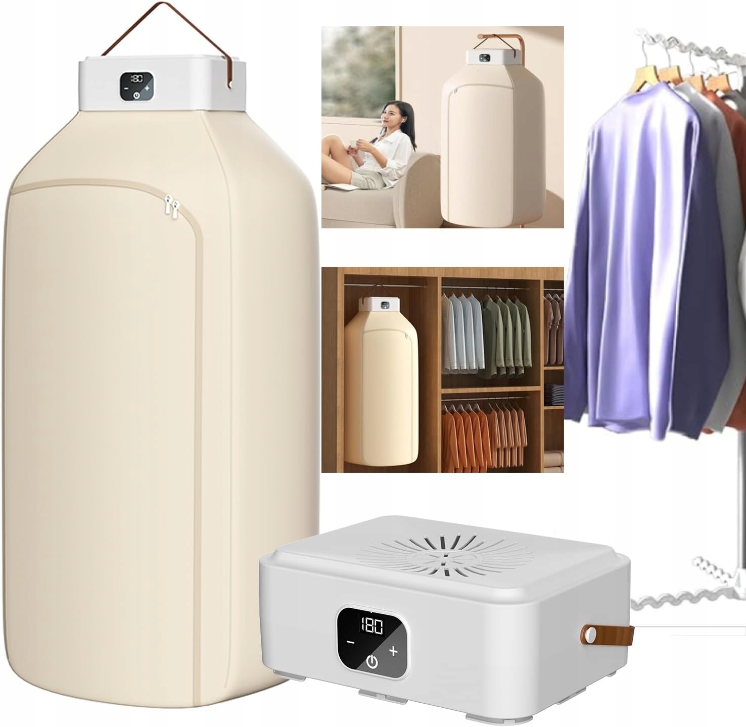 Levně Závěsný sušič Hooha Mini s dálkovým ovládáním a časovačem