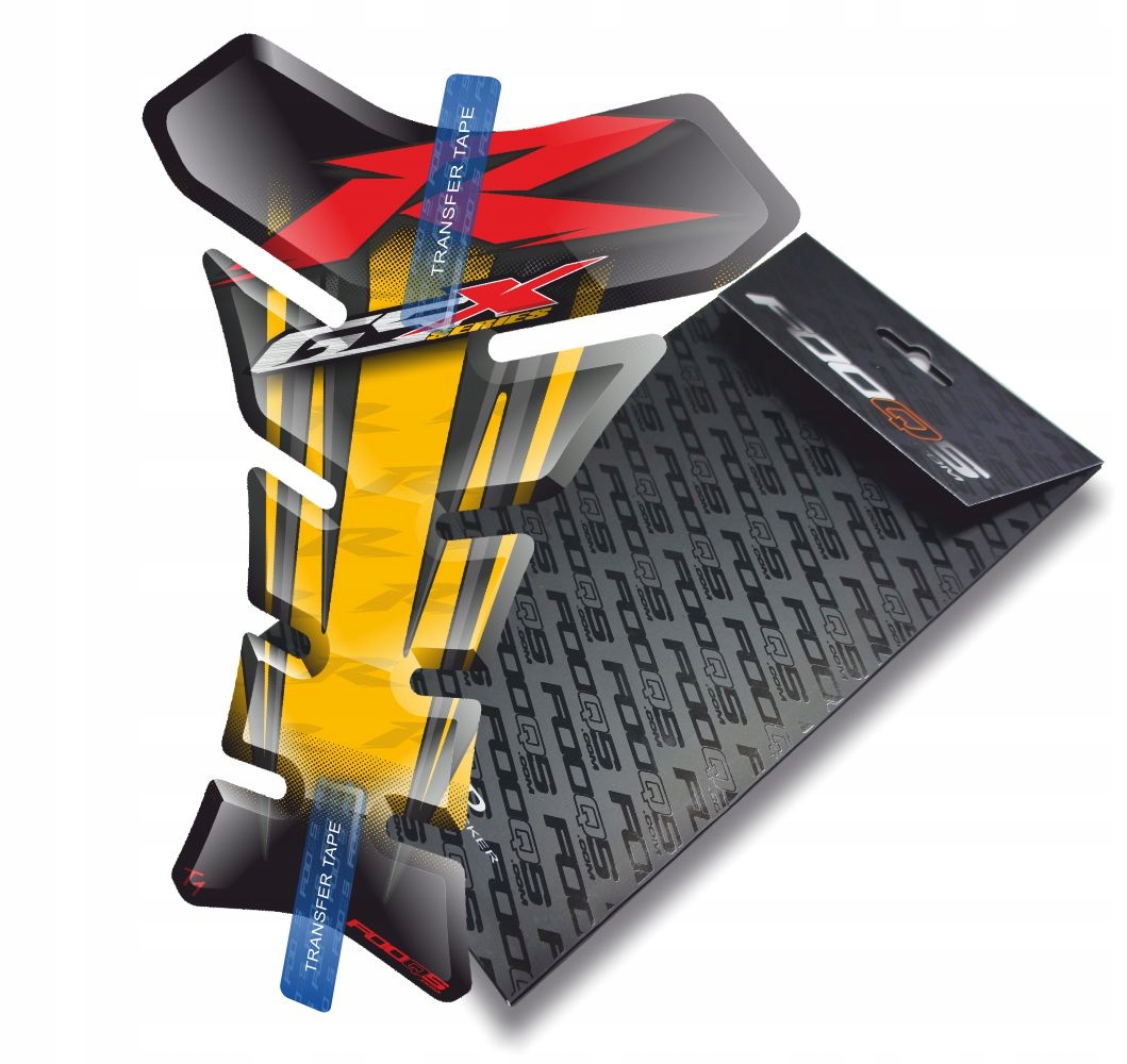 Tank-pad od firmy Fooqs pro Suzuki Gsx-r 600 750 1000 Žlutý
