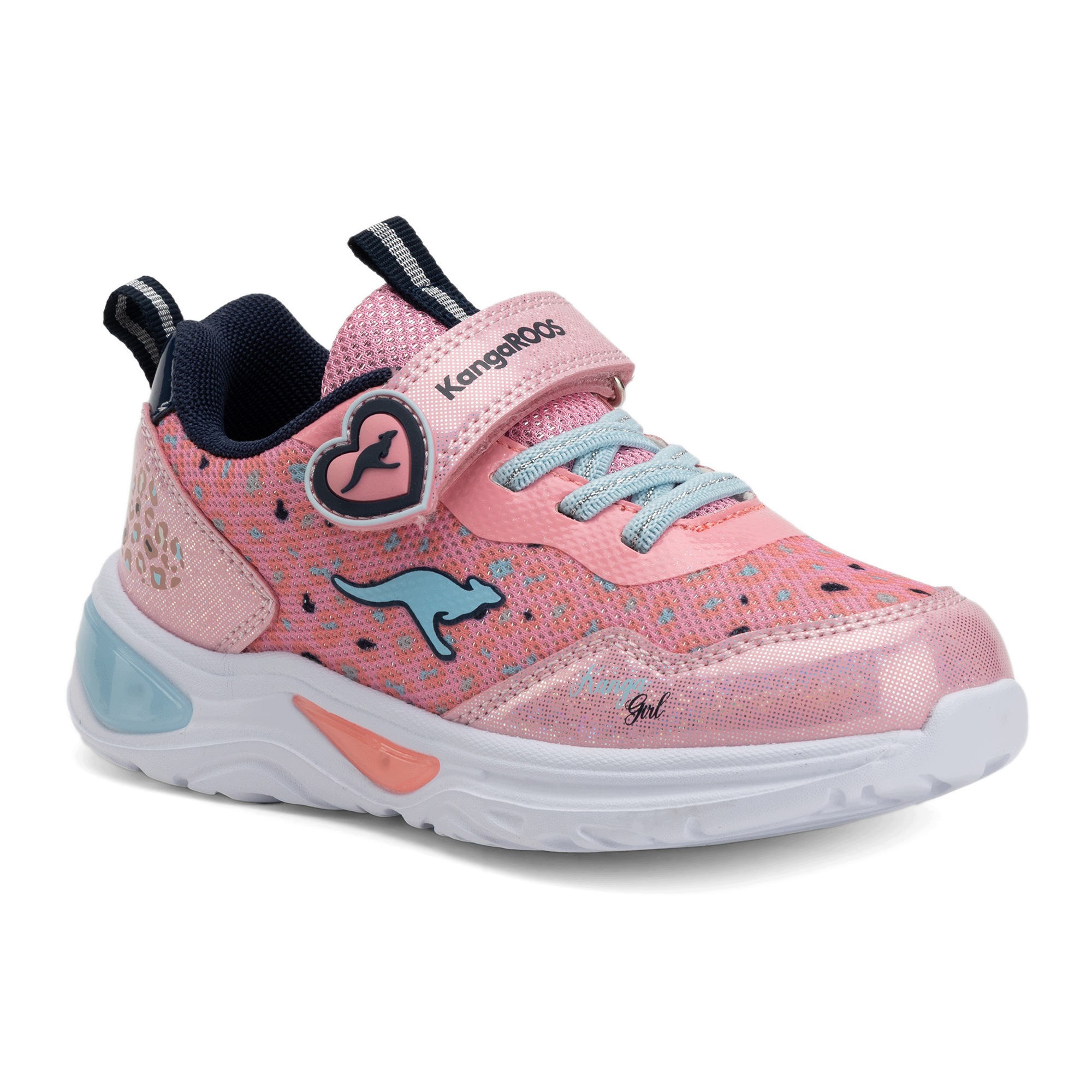 Buty dziecięce KangaROOS K-slg Beauty Ev rose/dark navy