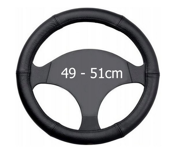 

Pokrowiec na kierownice 100% skóra roz. G 49-51cm