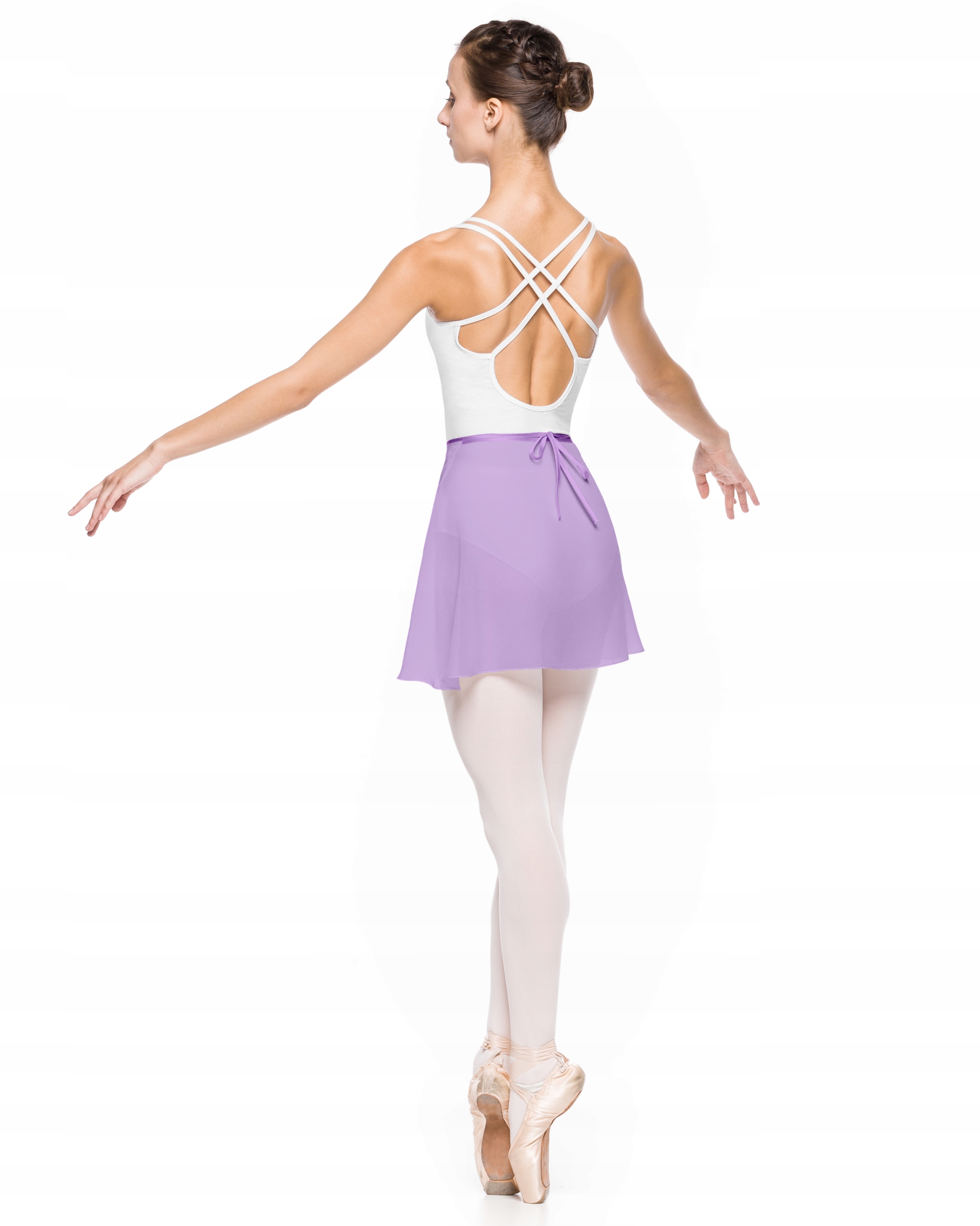 TUNICZKA NA BODY SPÓDNICZKA DO BALETU WRZOSOWA M Model Juana