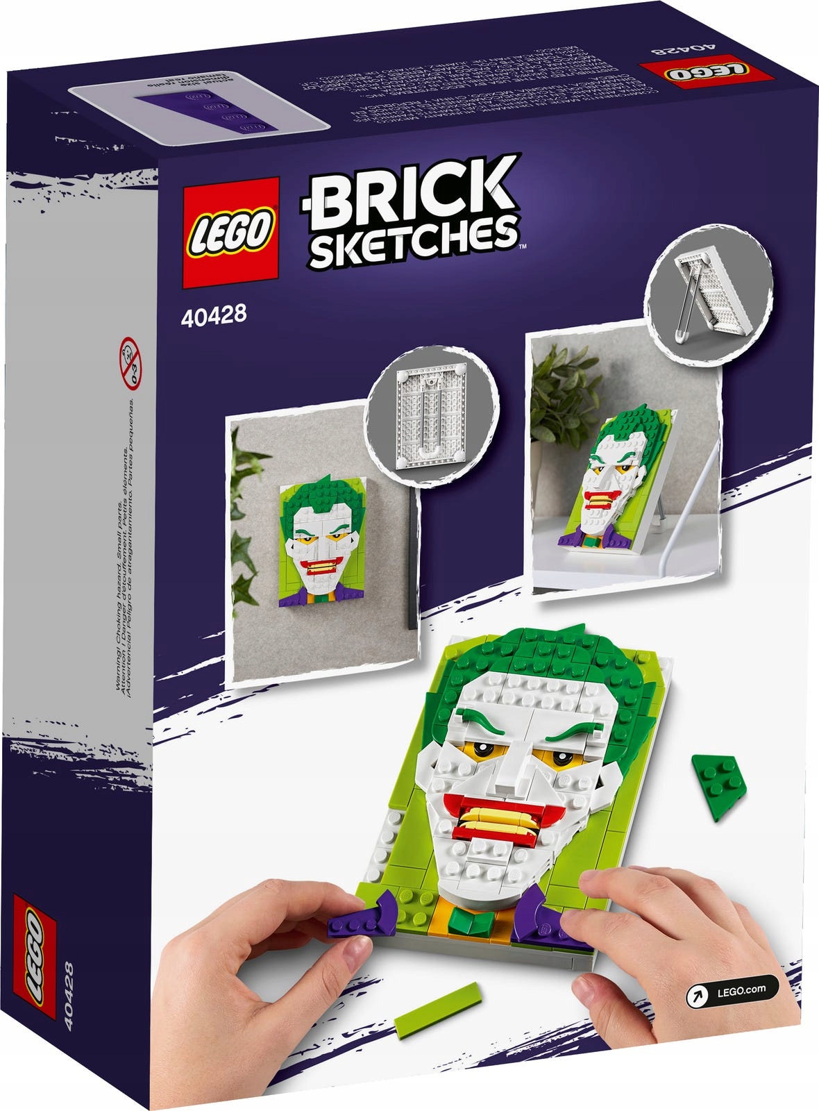 LEGO Brick Sketches 40428 Joker Marka LEGO