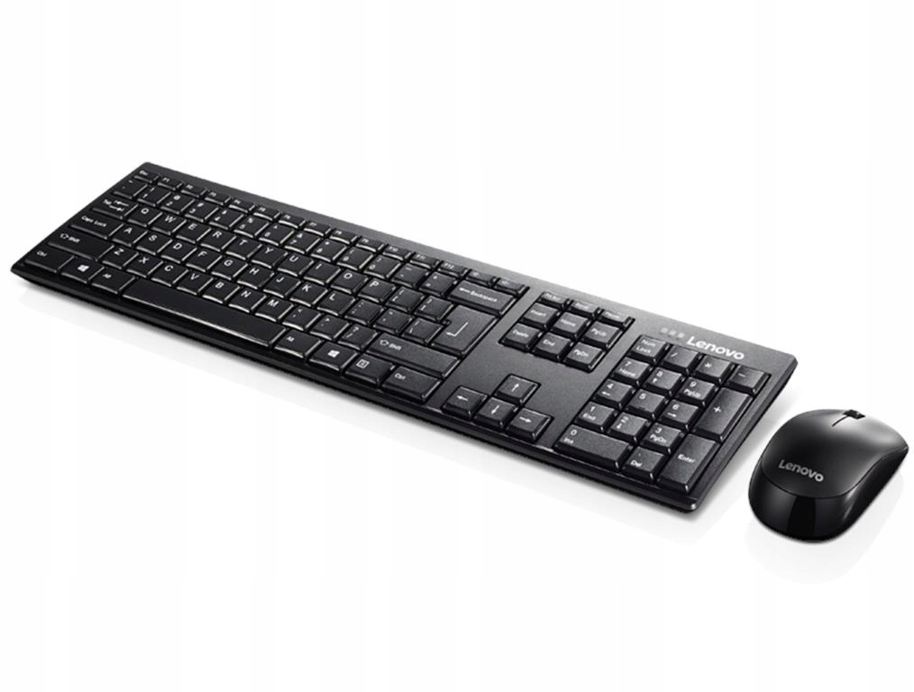 Zestaw klawiatura mysz bezprzewodowa Lenovo 100