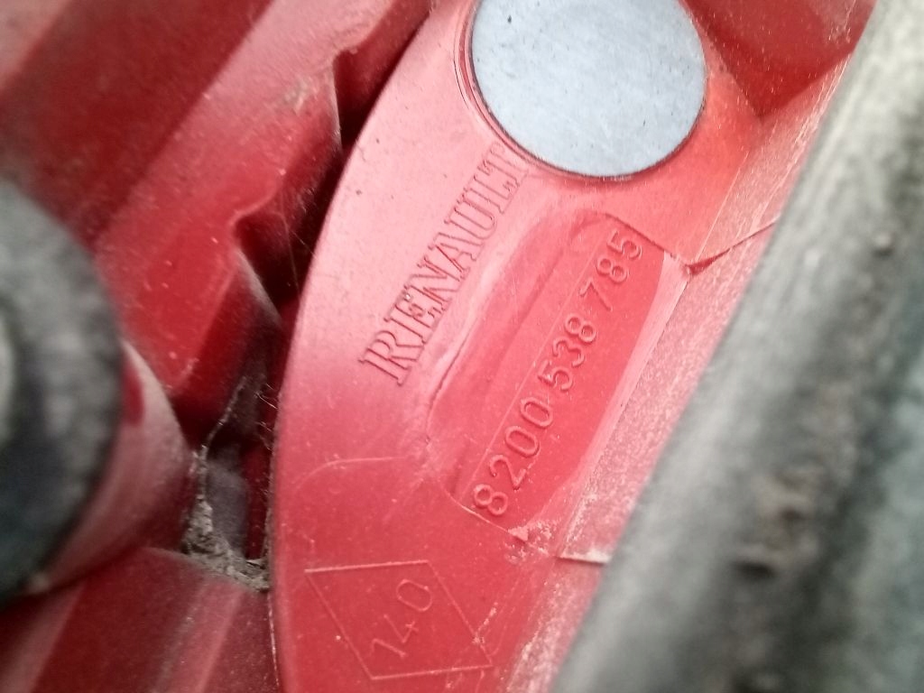 Renault Modus lift FL light right rear part rear + wklad + connecting spoiler