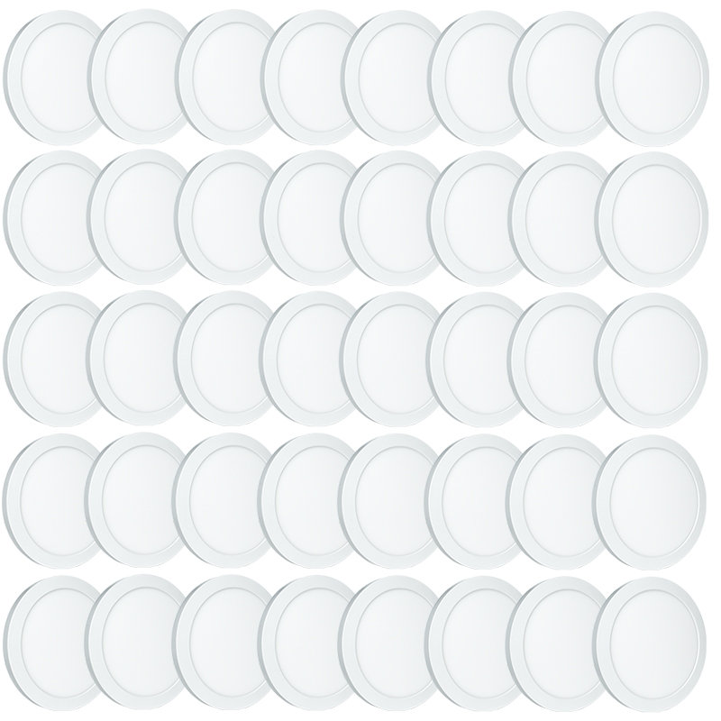 40x Niemrugający Panel Led Sufitowy Plafon Oprawa Lampa Barwy 3000K 6000K