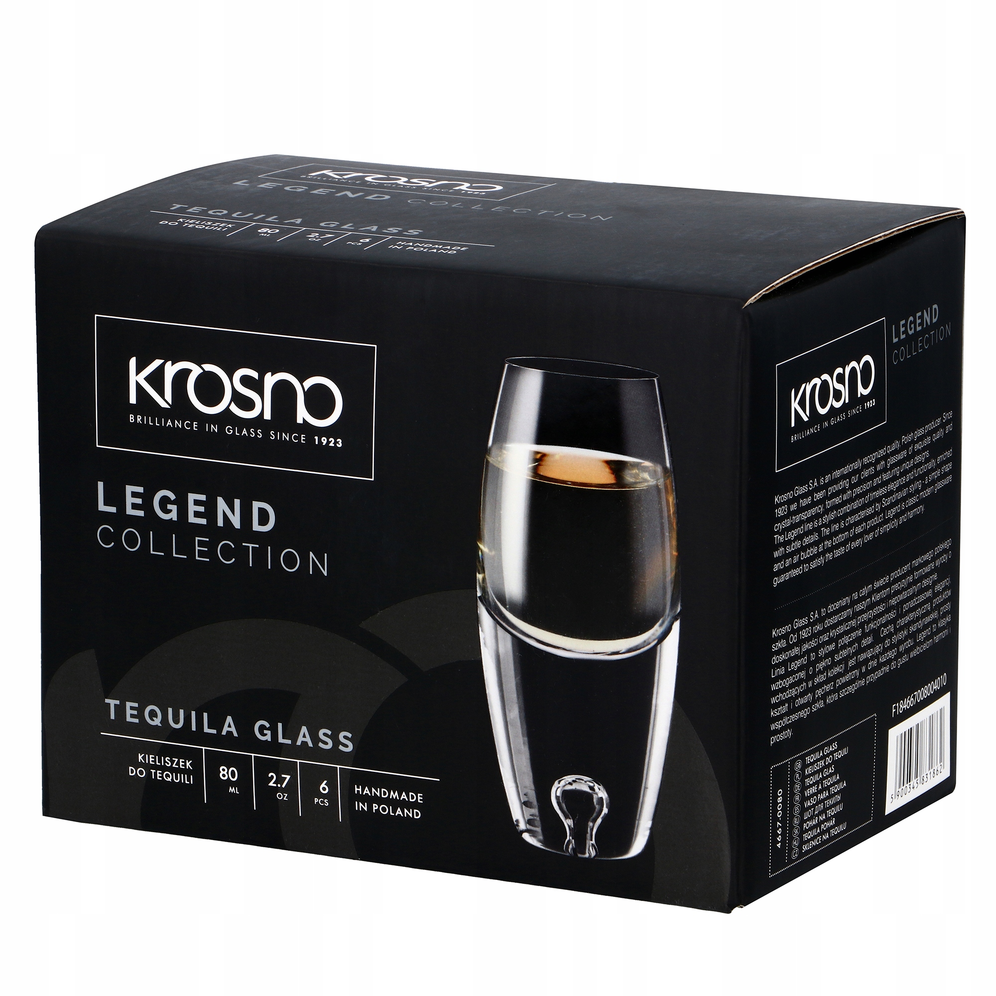 

Kieliszki do tequili 80ml Legend Krosno