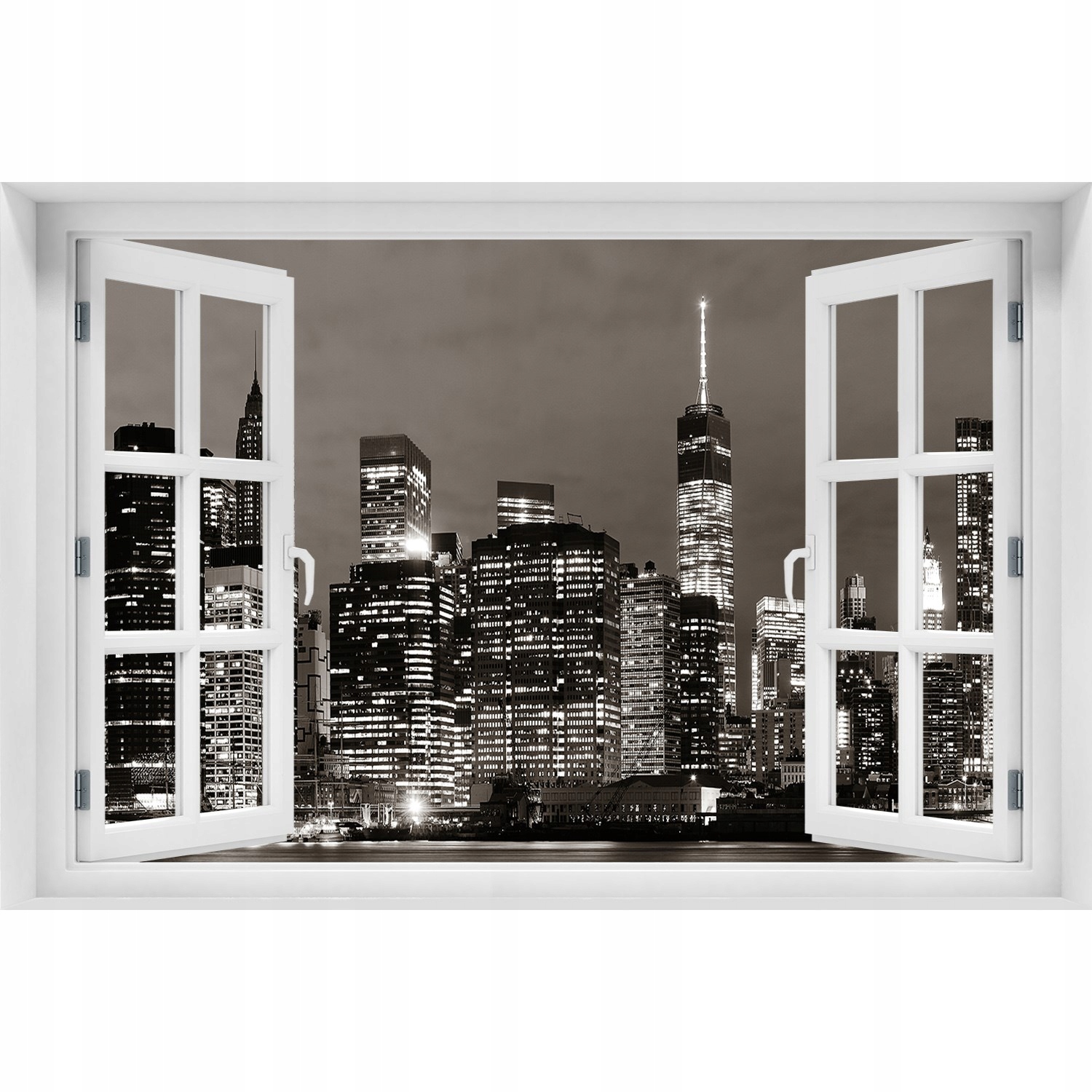 

Naklejka na ścianę 3D Okno Manhattan Nowy Jork