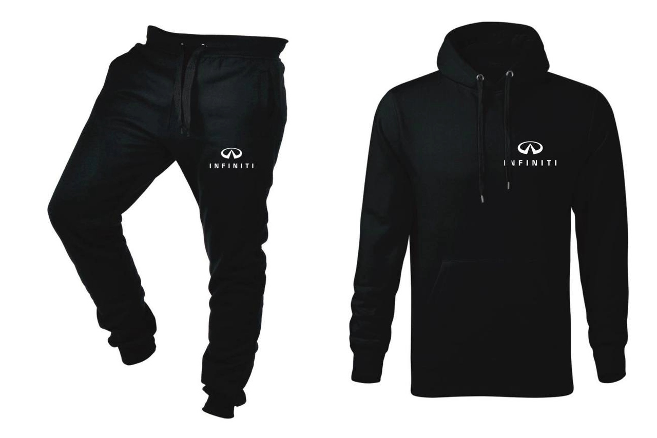 Tepláková Souprava Teplákovka Infiniti Mikina A Kalhoty Černá XXL