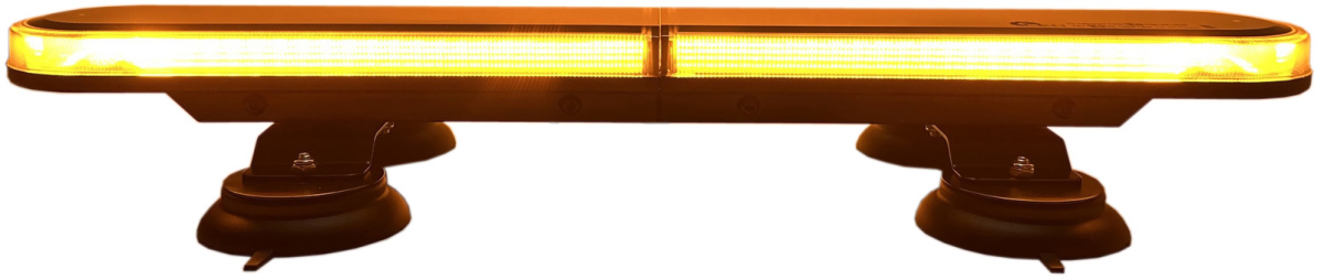 Výstražný blikající Led maják, přísavky magnet úzká tmavá střecha, 12V 24V