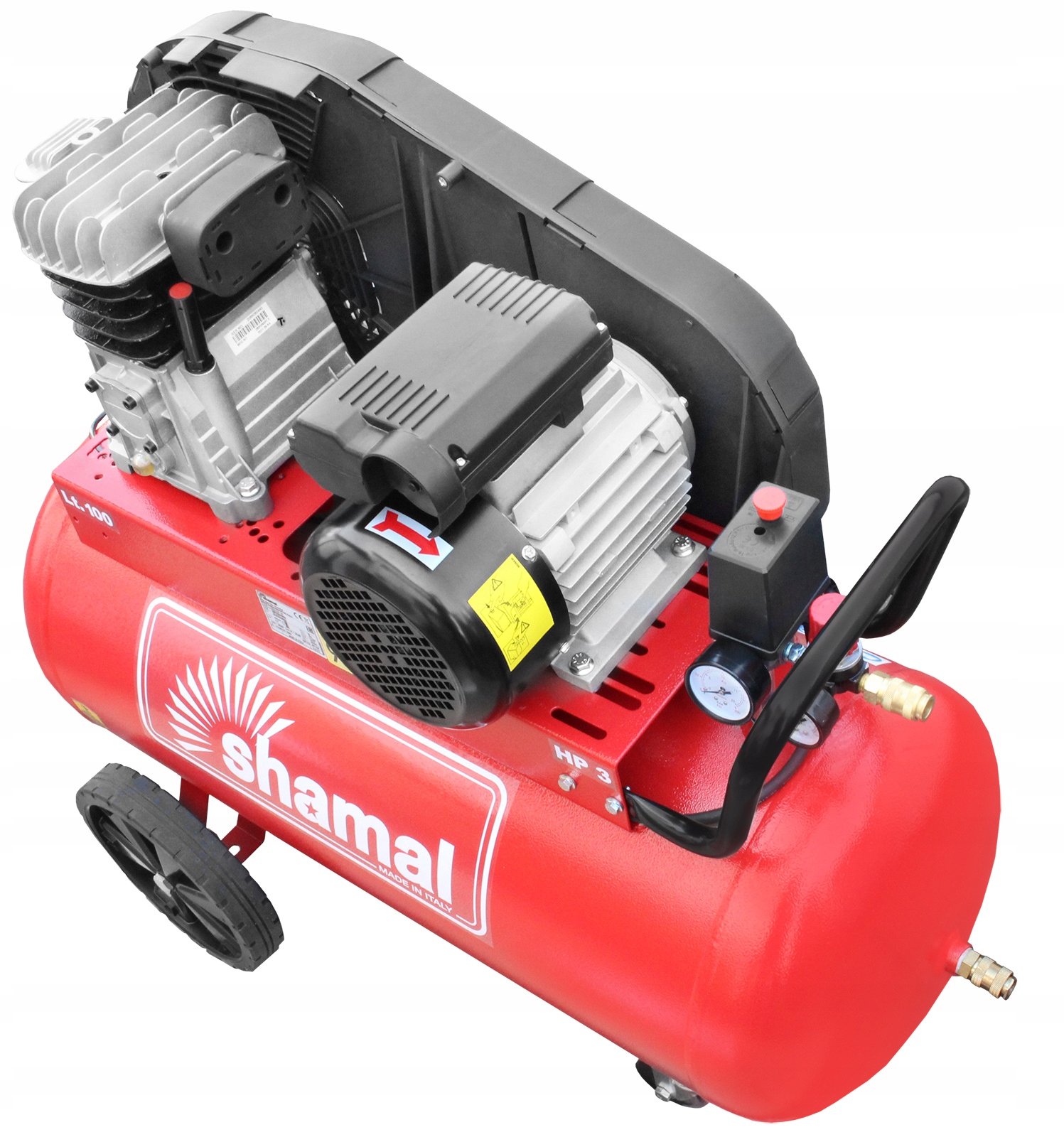 SHAMAL KOMPRESOR SPRĘŻARKA TŁOKOWA CM 330/100 2.2KW SB28C 230V Model CM 330/100