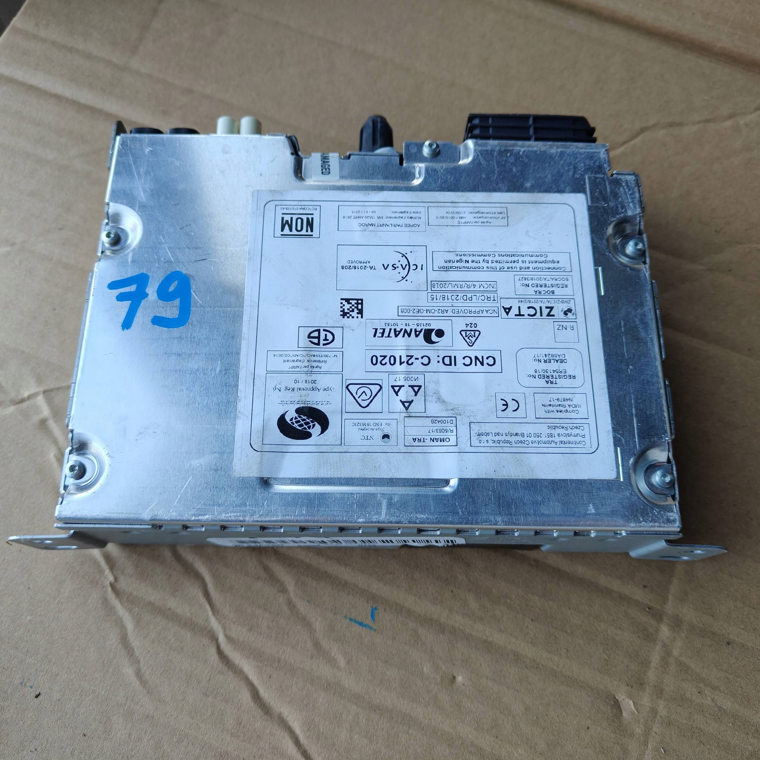 Stacja multimedialna Peugeot 508 II 9833440980