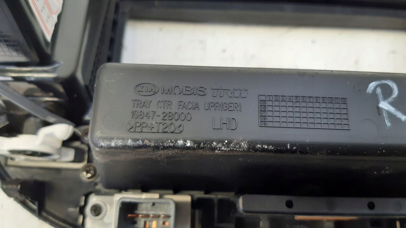Kratki grid air conditioning devices Kia Rio II 1,4