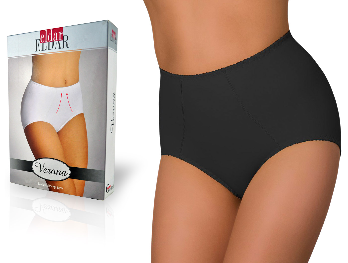 

figi Push-up Czarne korygujące Eldar Verona , S