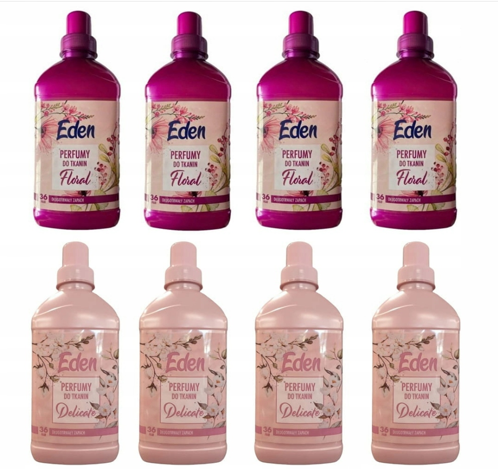 Levně 4x Parfém na tkaniny Eden Floral 4x Parfém na tkaniny Eden Delicate 720 ml