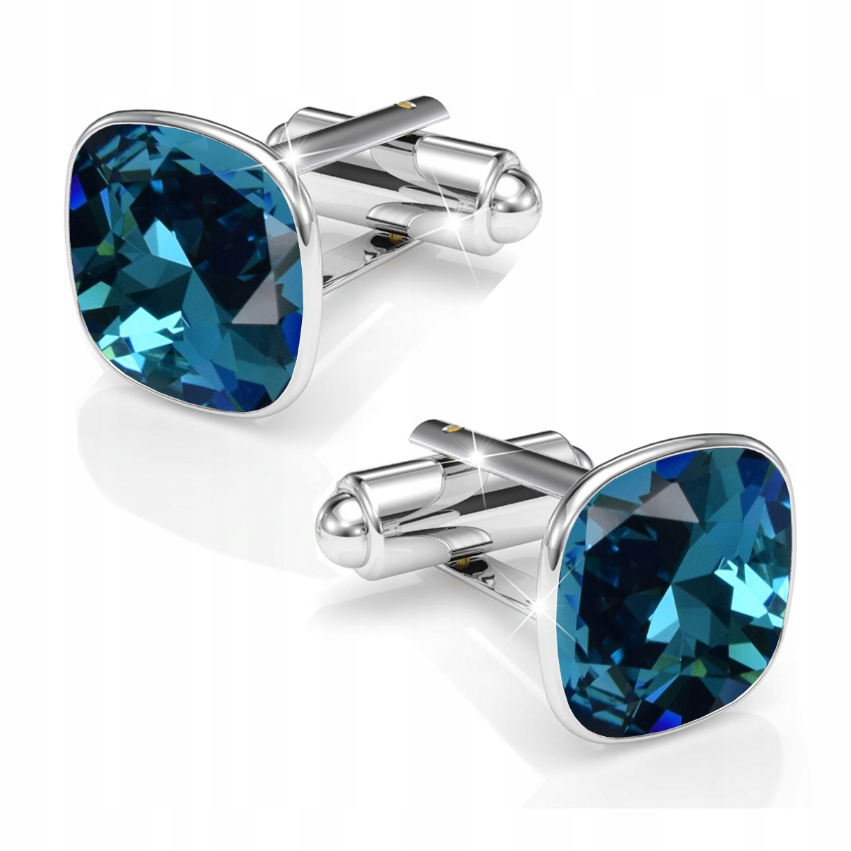 Manžetové knoflíčky na košile Stříbrné Stříbro 925 Jako Dárek Elegantní