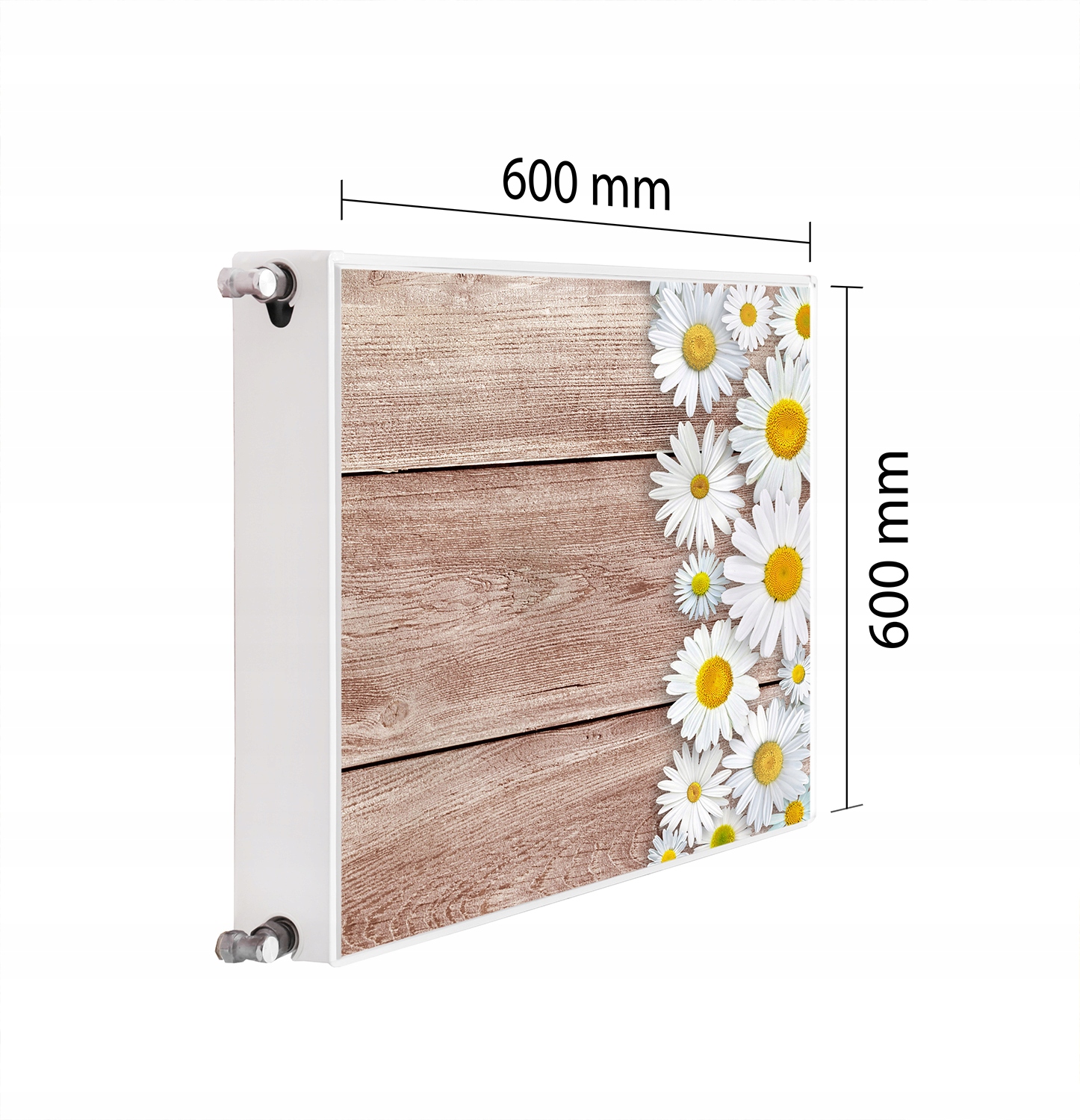 Magnetická Krytka Na Radiátor 60x60 Dřevo Podložka Magnet