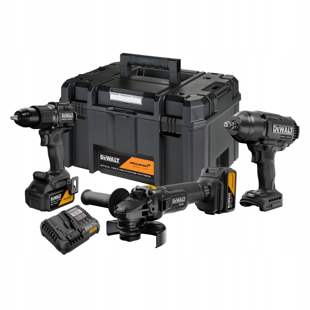 Dewalt Zestaw Combo 18V DCK3222MP2T (DCD86M, DCF99M, DCG45M) 2x5,0Ah Tstak