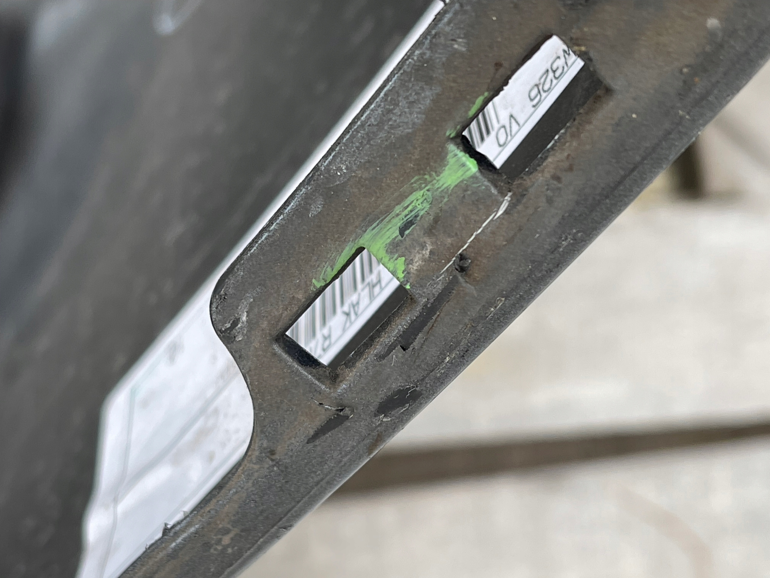 VW TIGUAN II 5NA bumper front front below washers