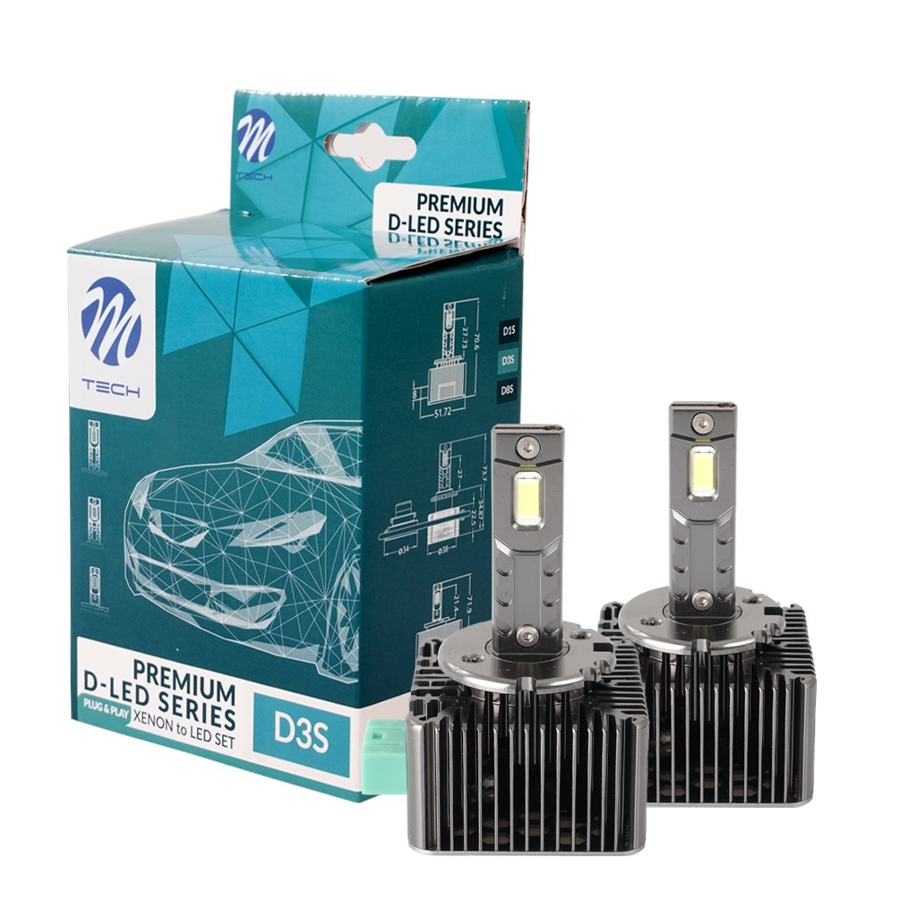 

Żarniki Xenon D3S Led 6000K 35W Canbus Plug'Play