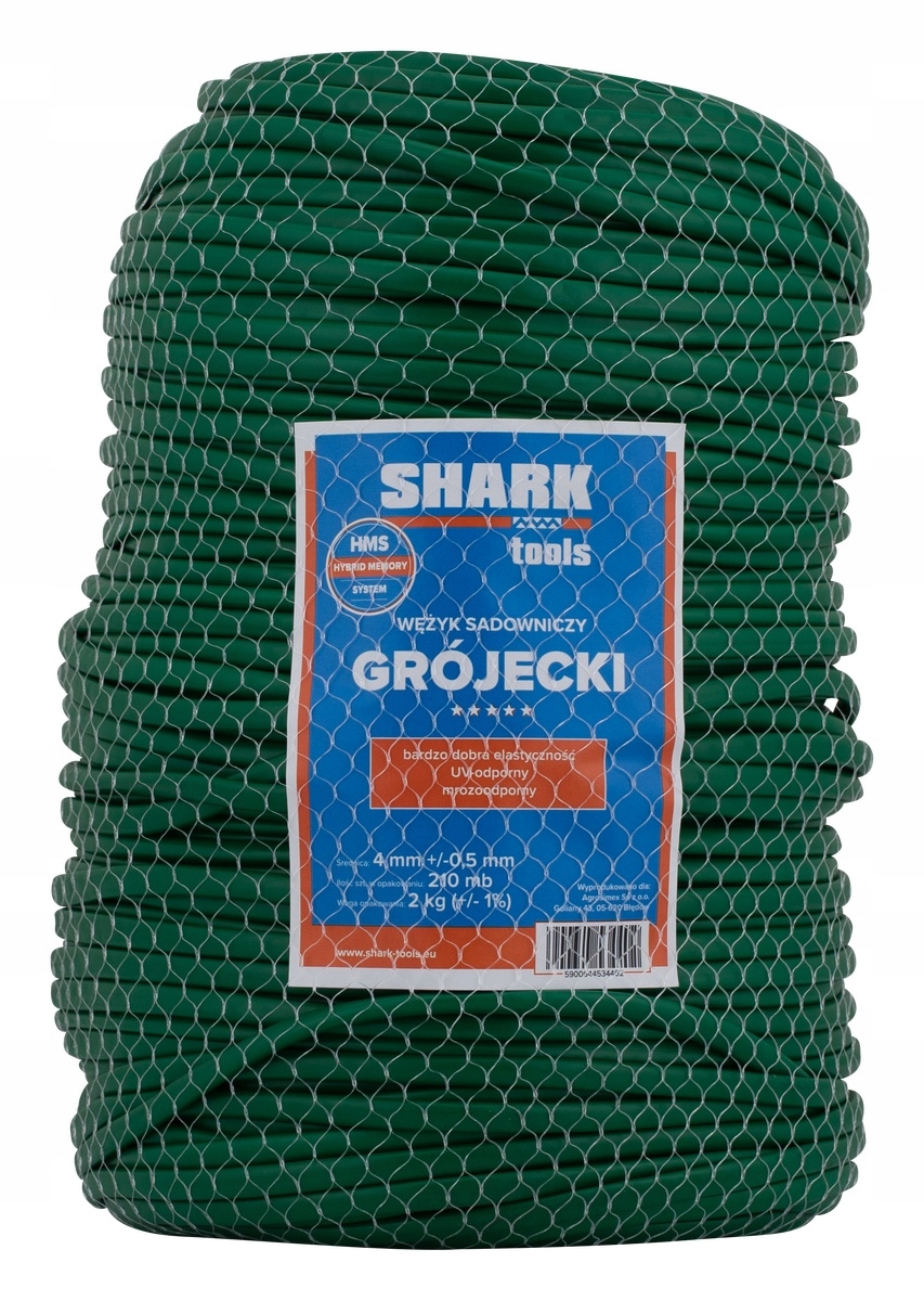 

Wężyk sadowniczy Shark grójecki zielony 4mm 2kg