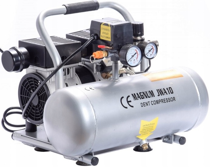 KOMPRESOR STOMATOLOGICZNY 10L 230V CICHY BEZ OLEJU Zasilanie sieciowe