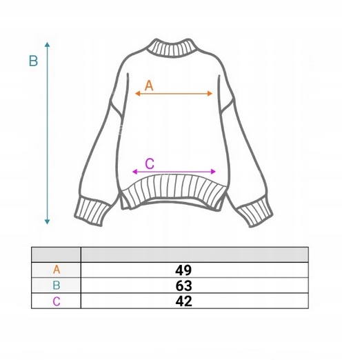 Modny Sweterek KOBIECY SWETER Dużo Kolorów Rozmiar L
