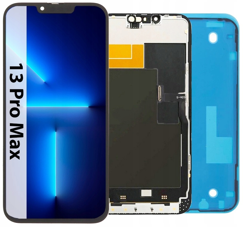 Wyświetlacz OLED do Apple A2643, A2484, iPhone 13 Pro Max, wymienny IC