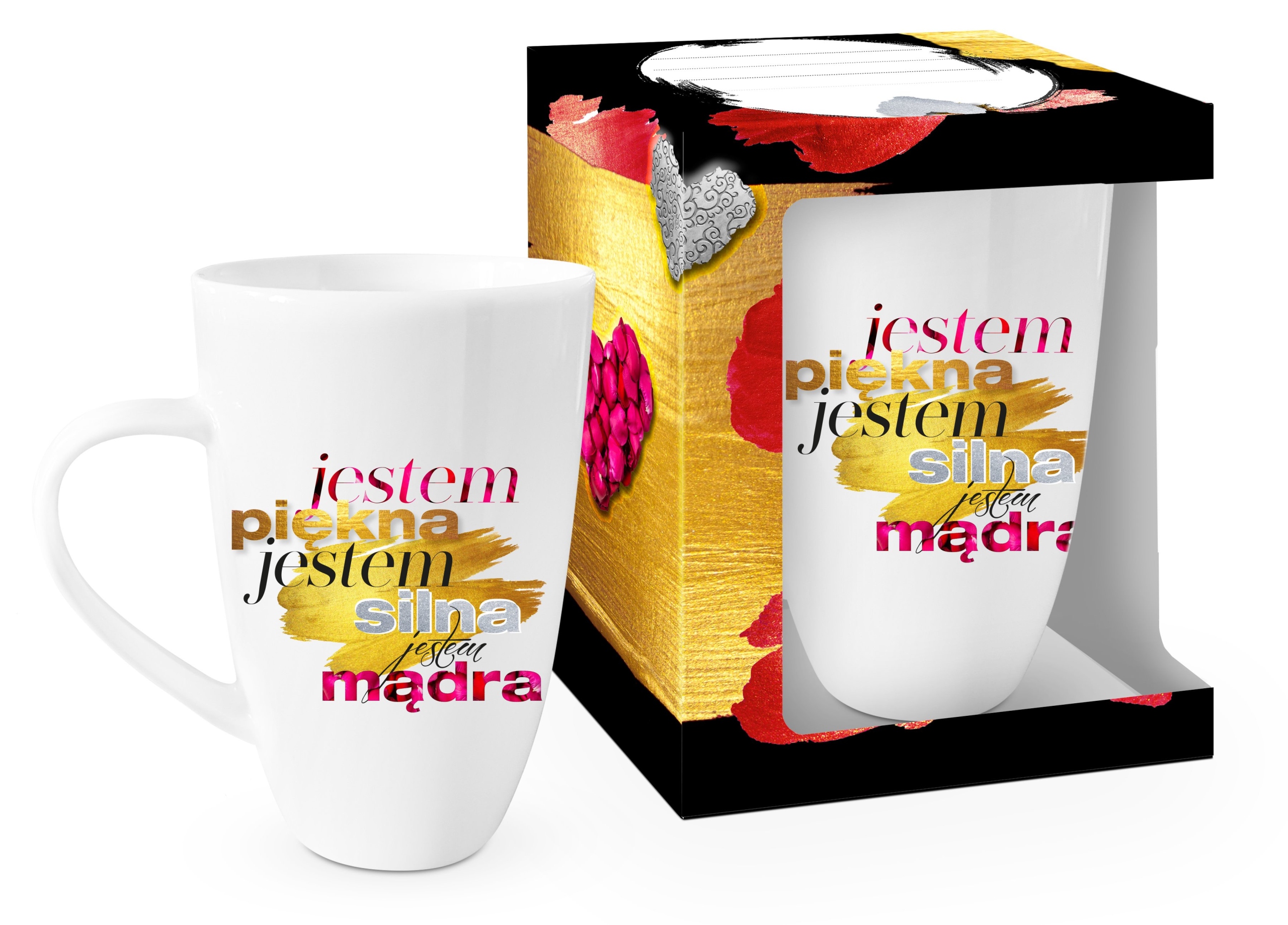 

Kubek jestem piękna, silna, mądra