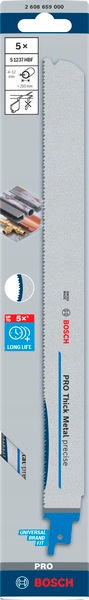 Pilový List Pro Pilu Ocasku Pro Thick Metal Precise S1237HBF 5KS