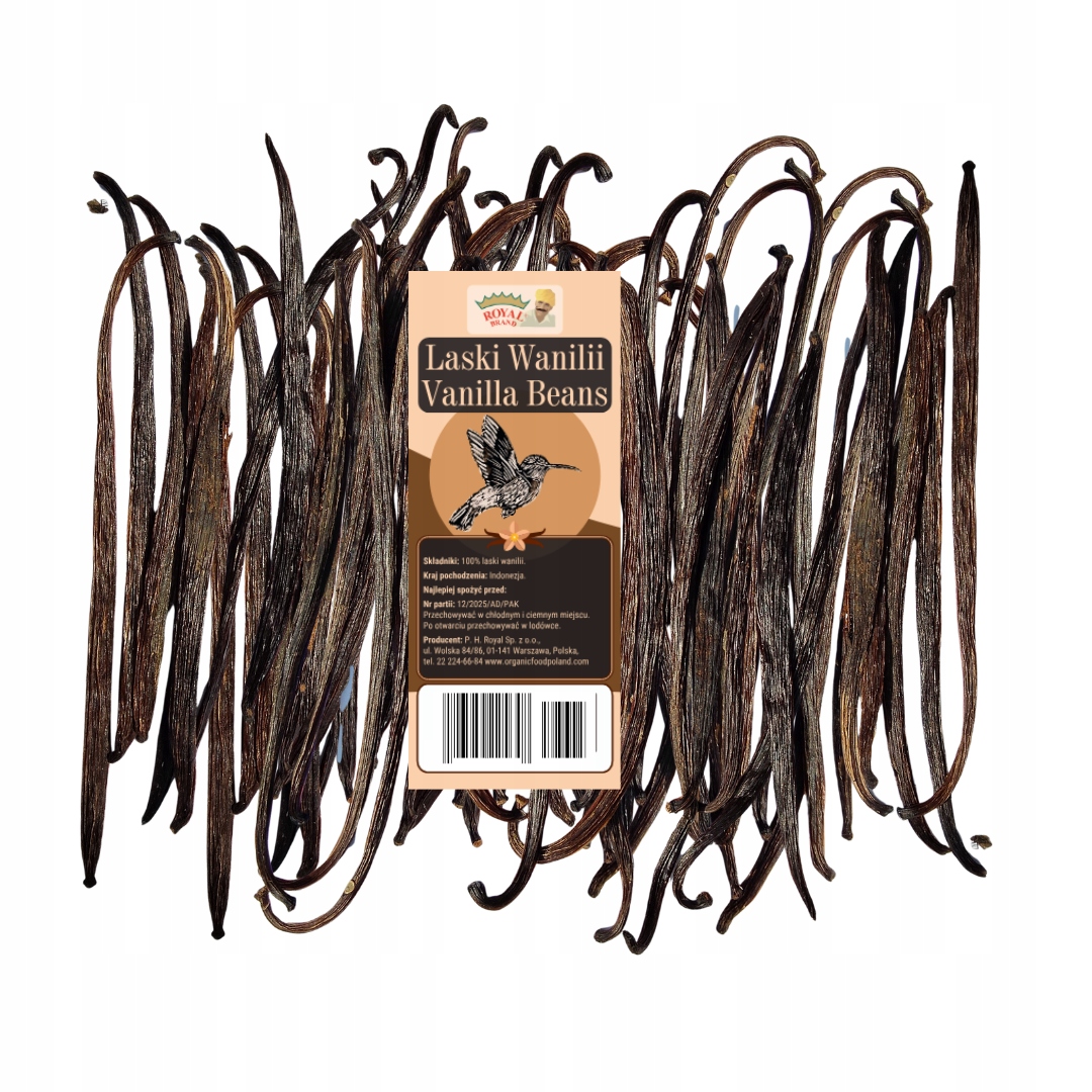 Levně Vanilkové Lusky vanilla tahitensis 13 – 20 cm 1 kg vanilka tahitská